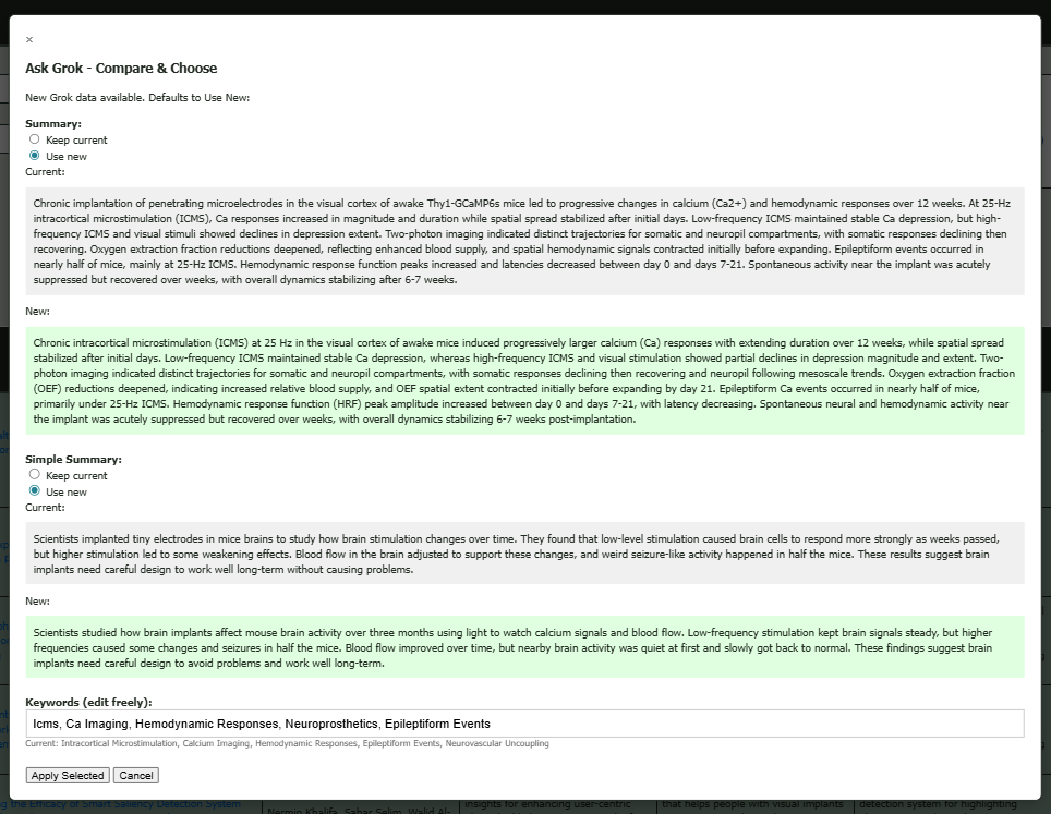 Ask Grok for better summaries
